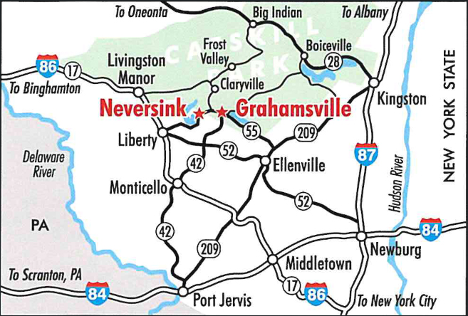 Neversink Grahamsvillemap 